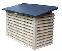 Scanoffice-suojakotelo lämpöpumpun ulkoyksikölle (fi222grey)